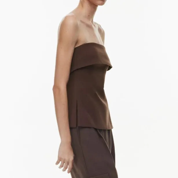 Solid Bandeau Top