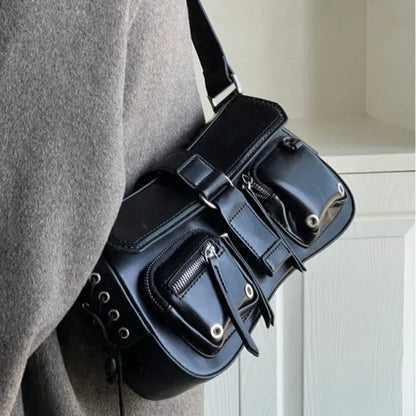 Midnight Noir Shoulder Bag