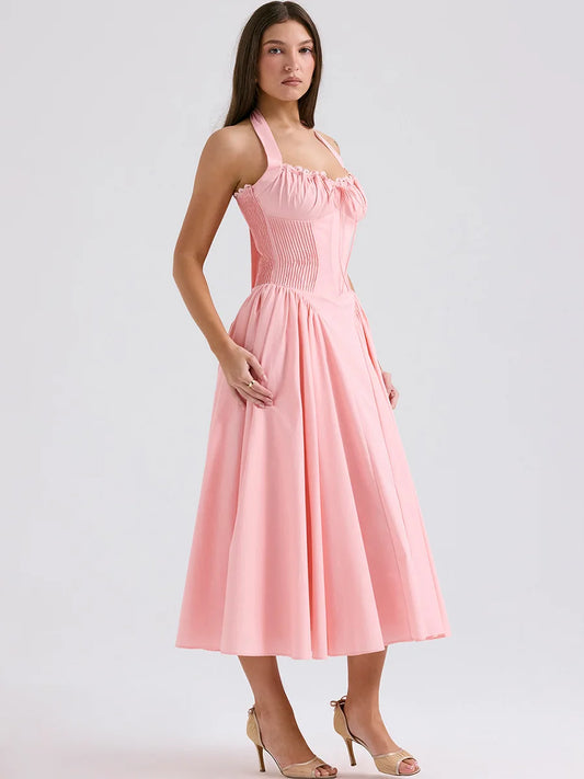 The Celine Dress - Pink