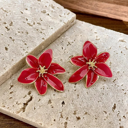 Flower Drop Earrings