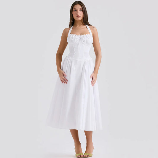 The Celine Dress - White