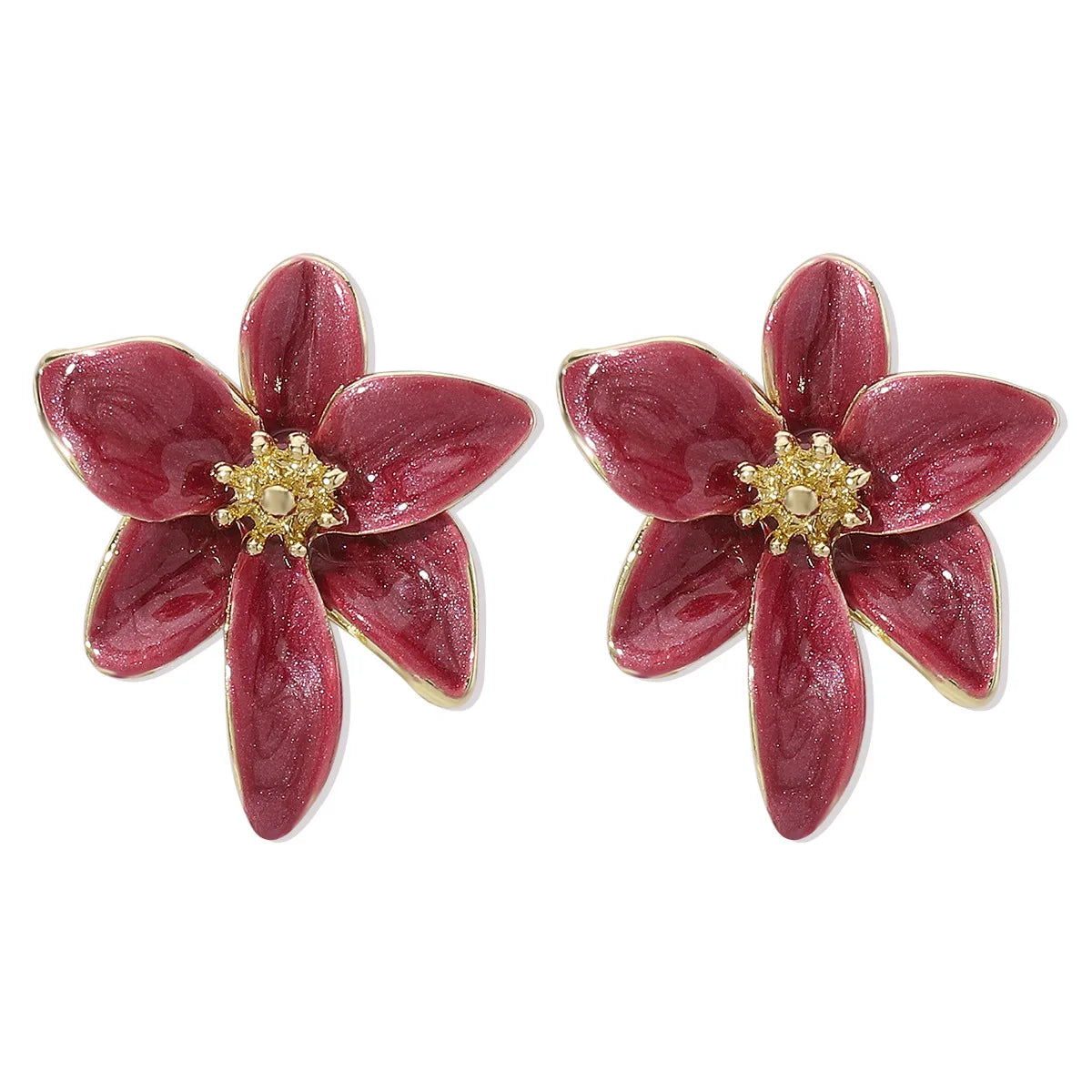 Flower Drop Earrings