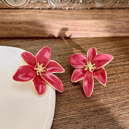 Flower Drop Earrings