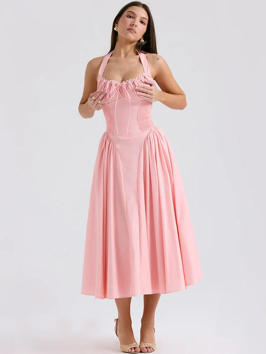 The Celine Dress - Pink