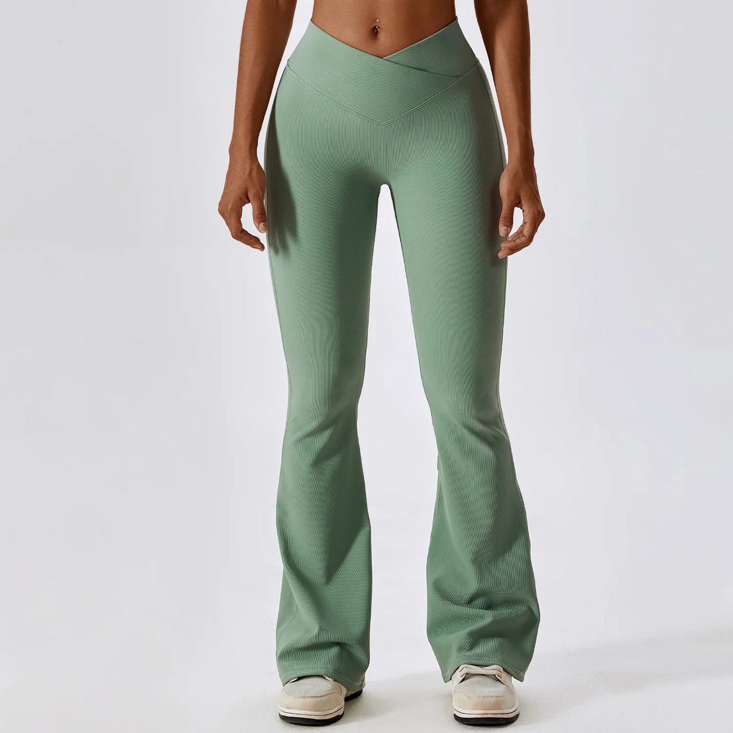 High-Waist Flare Leggings