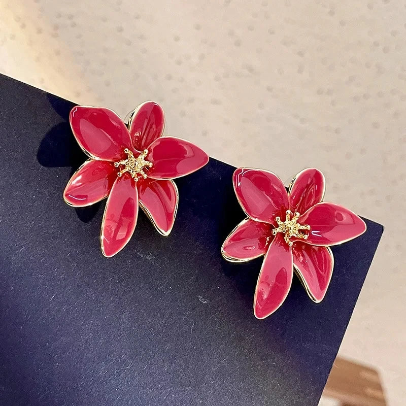 Flower Drop Earrings