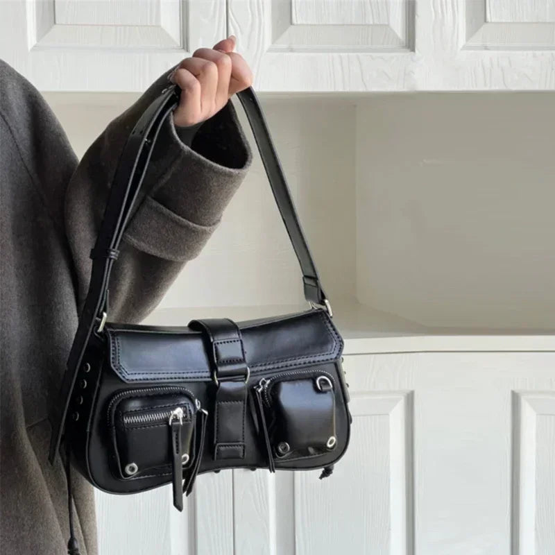 Midnight Noir Shoulder Bag