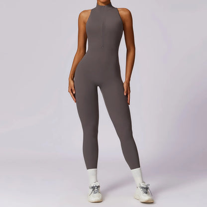 Zipper Yoga Jumpsuit