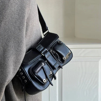 Midnight Noir Shoulder Bag