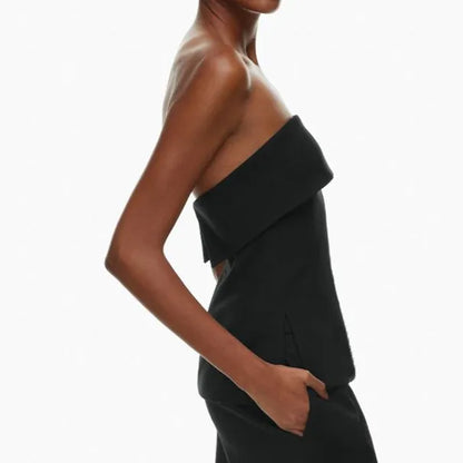 Solid Bandeau Top