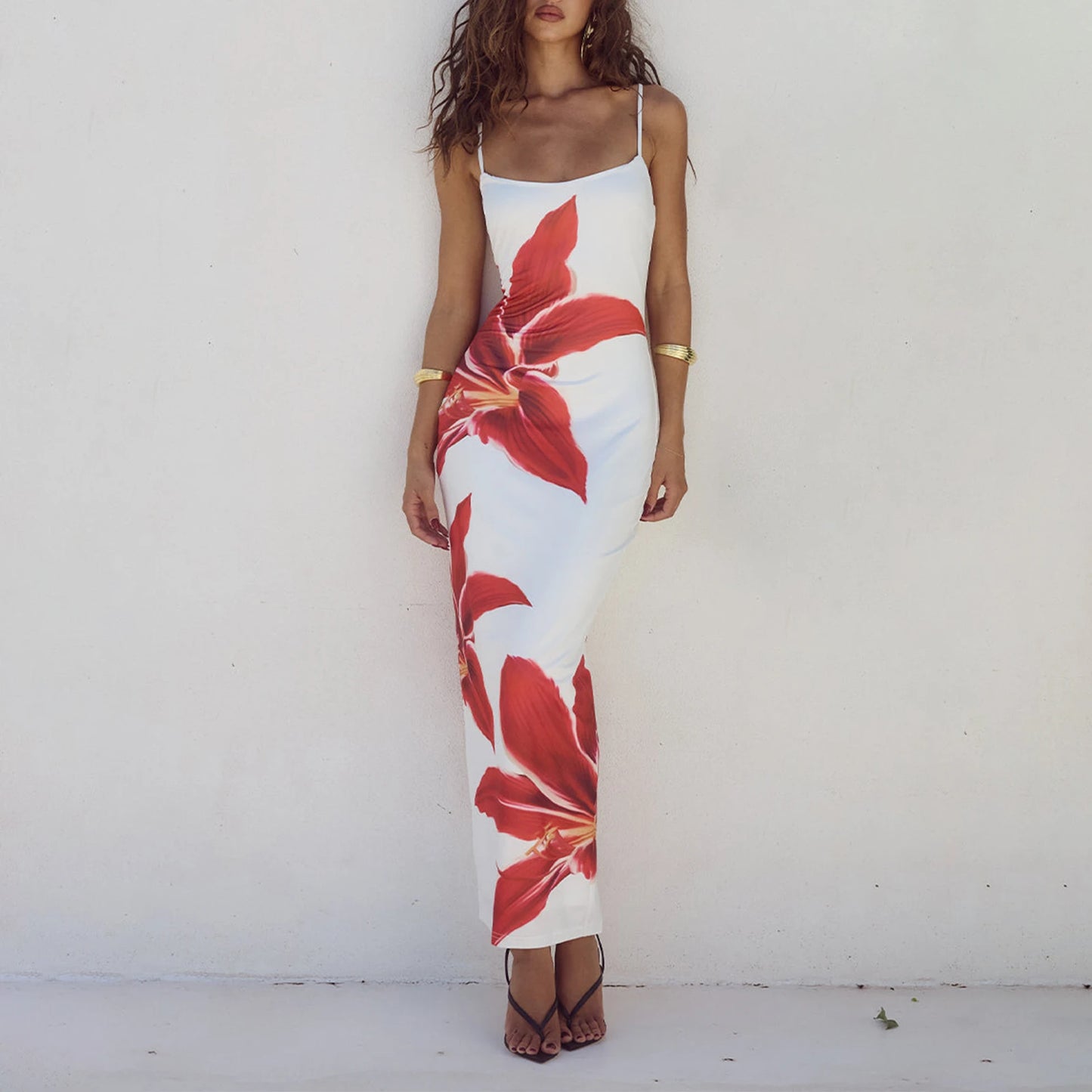 Floral Print Bodycon Dress