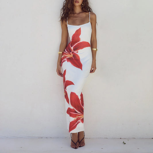 Floral Print Bodycon Dress